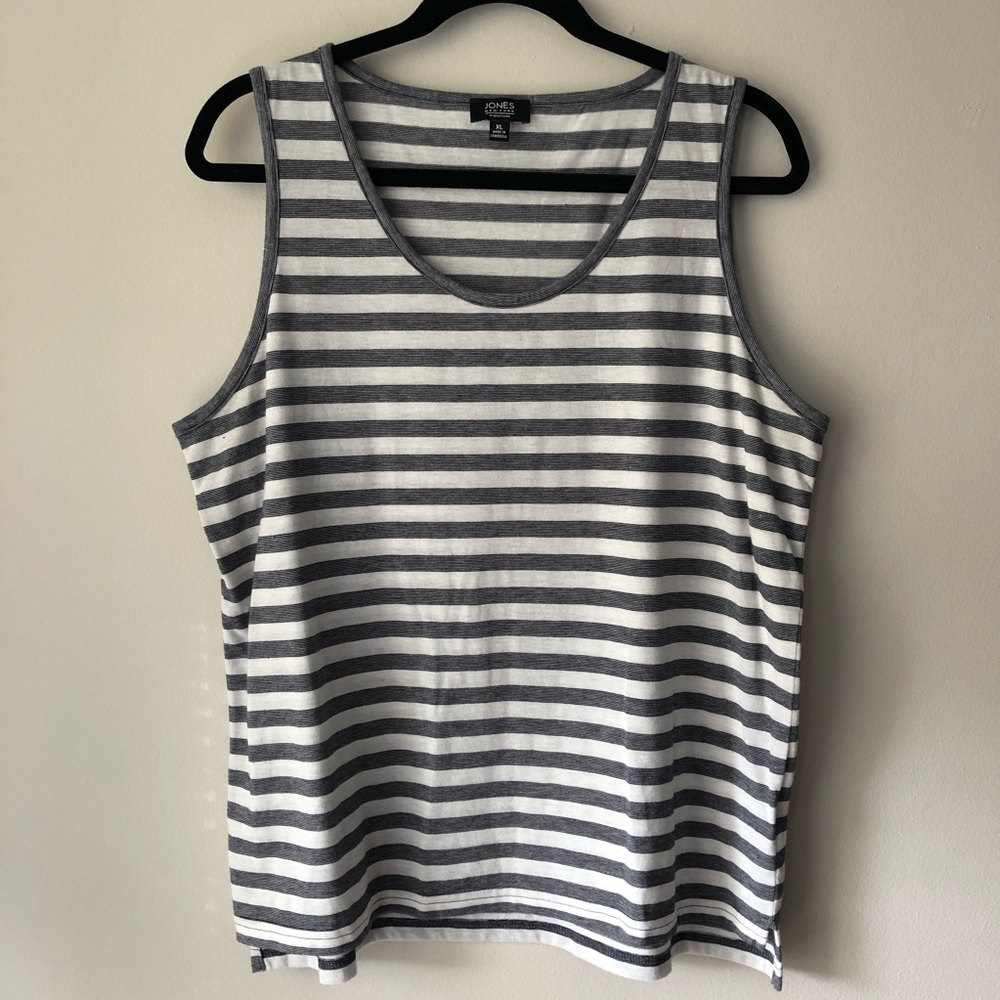Jones New York layering Tank Top XL striped